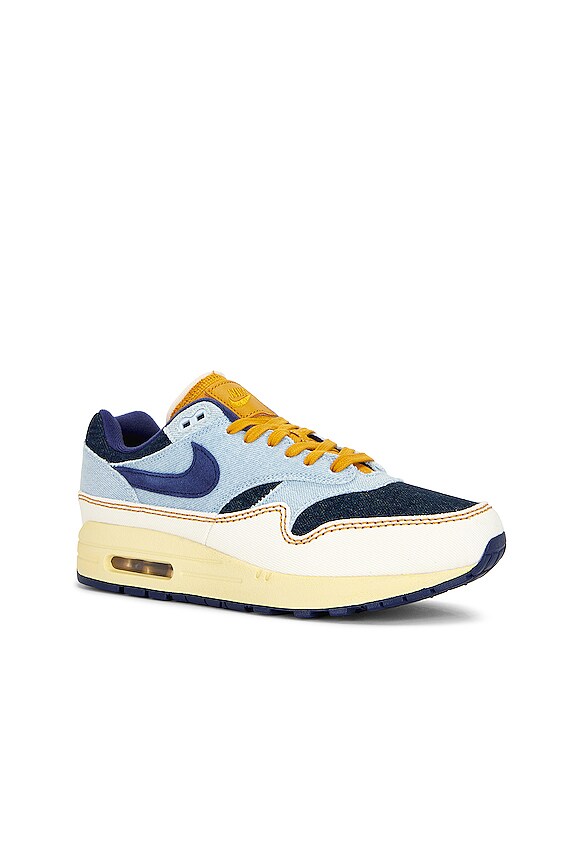 view 2 of 7 Air Max 1 '87 Sneaker in Aura, Midnight Navy, & Pale Ivory