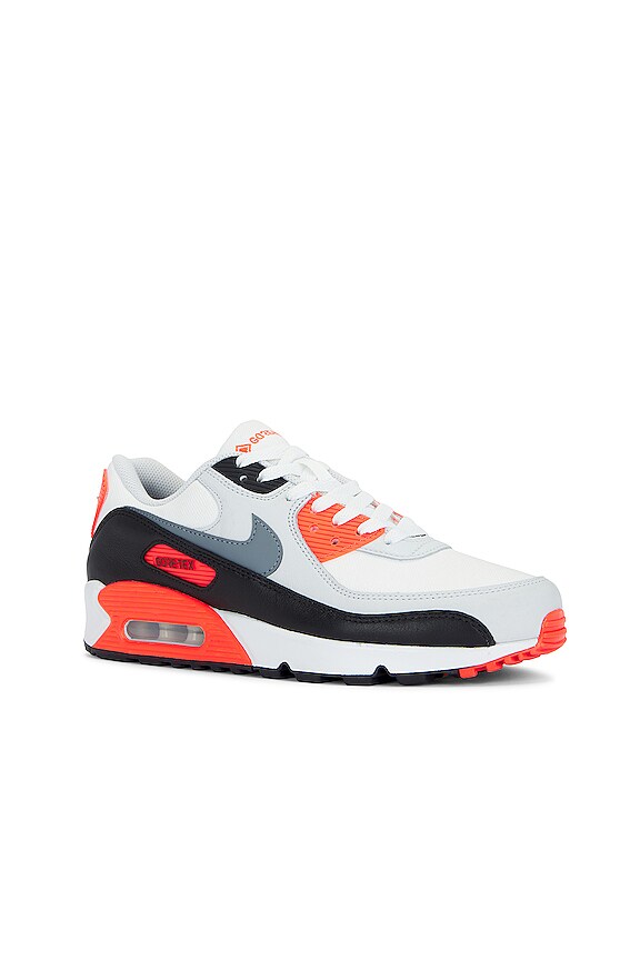 view 2 of 6 Air Max 90 Gtx in Summit White, Cool Grey, & Bright Crimson