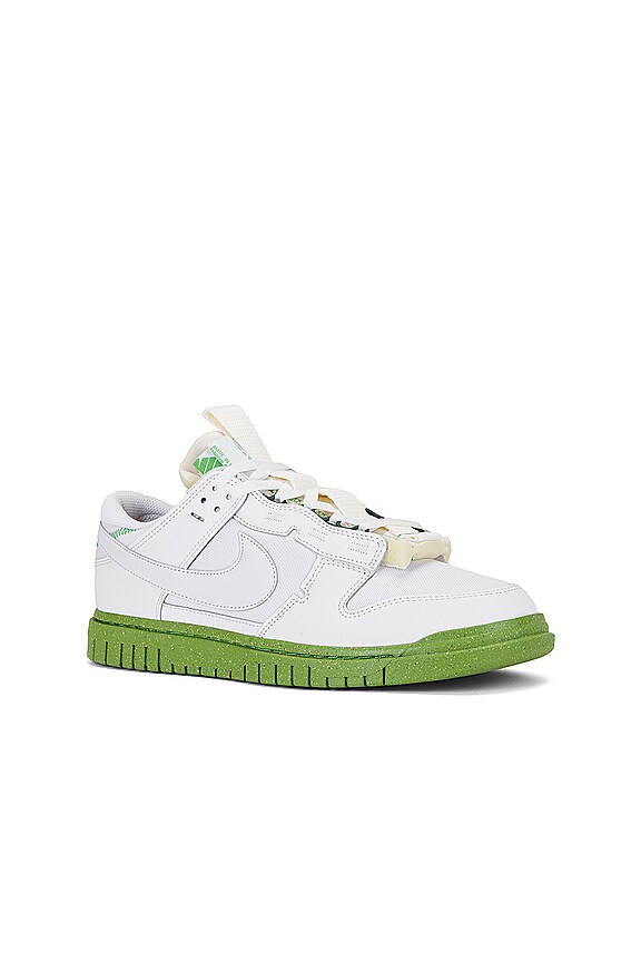 view 2 of 7 Air Dunk Low Jumbo in Phantom, Chlorophyll, & Earth
