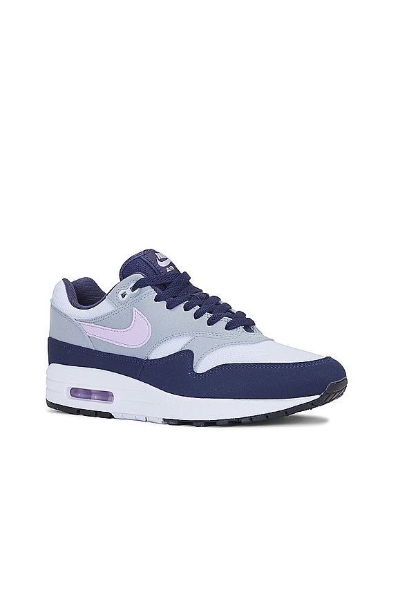 view 2 of 6 Air Max 1 in Football Grey, Lilac Bloom, & Thunder Blue