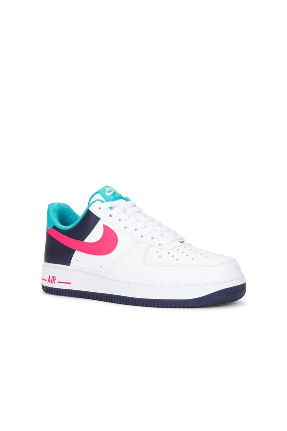view 2 of 6 SNEAKERS AIR FORCE 1 in White, Racer Pink, & Thunder Blue