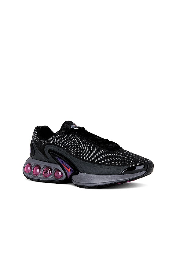 view 2 of 8 Air Max Dn in Black, Light Crimson, & Dark Smoke Grey