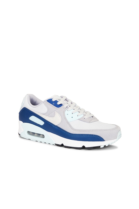 view 2 of 6 AIR MAX 90 스니커즈 in Pure Platinum, White, & Glacier Blue