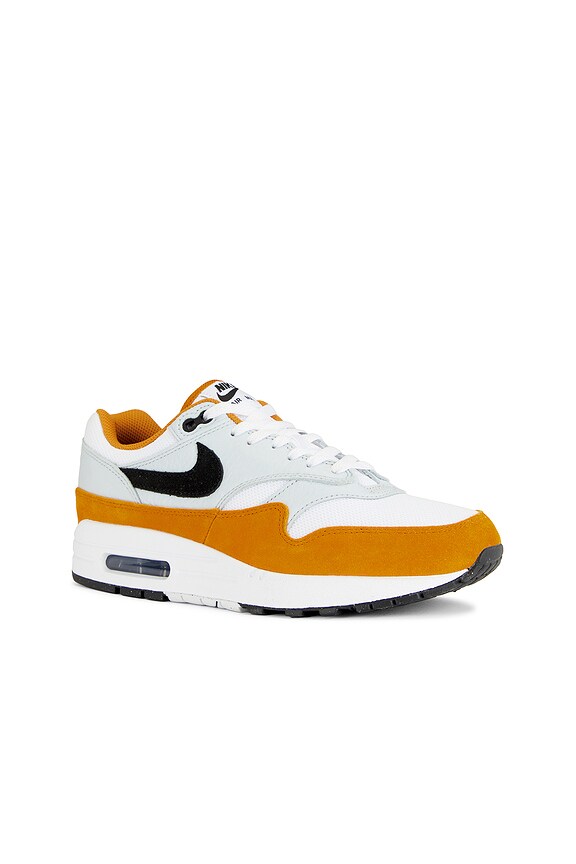 view 2 of 6 Nike Air Max 1 in White, Black Monarch, & Pure Platinum