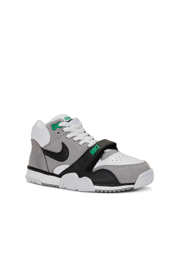 view 2 of 6 Air Trainer 1 in White, Black & Medium Grey
