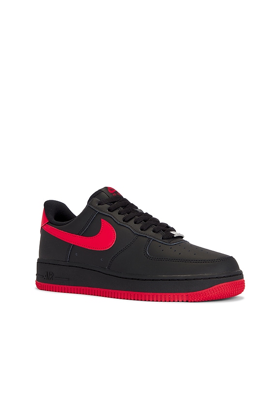 view 2 of 6 Air Force 1 '07 in Black & University Red