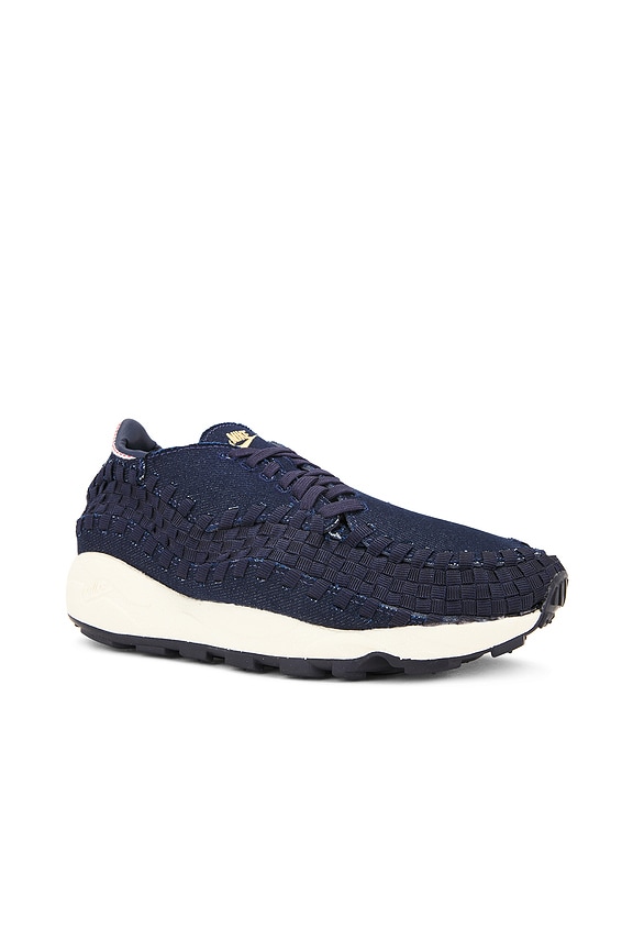 view 2 of 6 Air Footscape Woven in Denim, Wheat Gold, Obsidian, & Coconut Milk in Denim, Wheat Gold ,Obsidian, & Coconut Milk