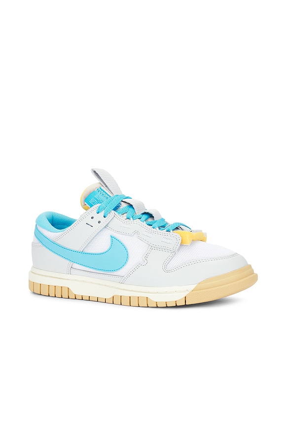 view 2 of 7 Air Dunk Jumbo in White, Baltic Blue, Photon Dust, & Pale Ivory