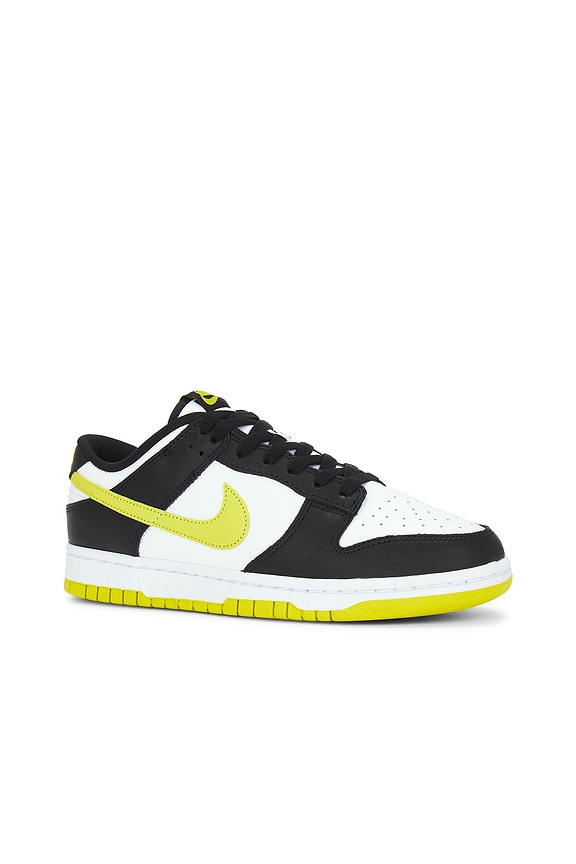 view 2 of 6 Dunk Low Retro in White, Bright Cactus, & Black