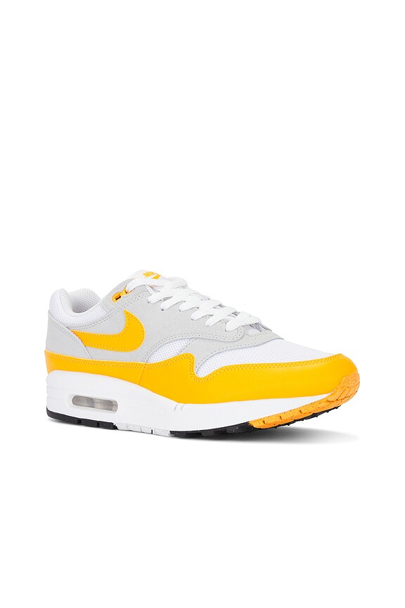 view 2 of 6 Air Max 1 Ess in White, University Gold, & Pure Platinum