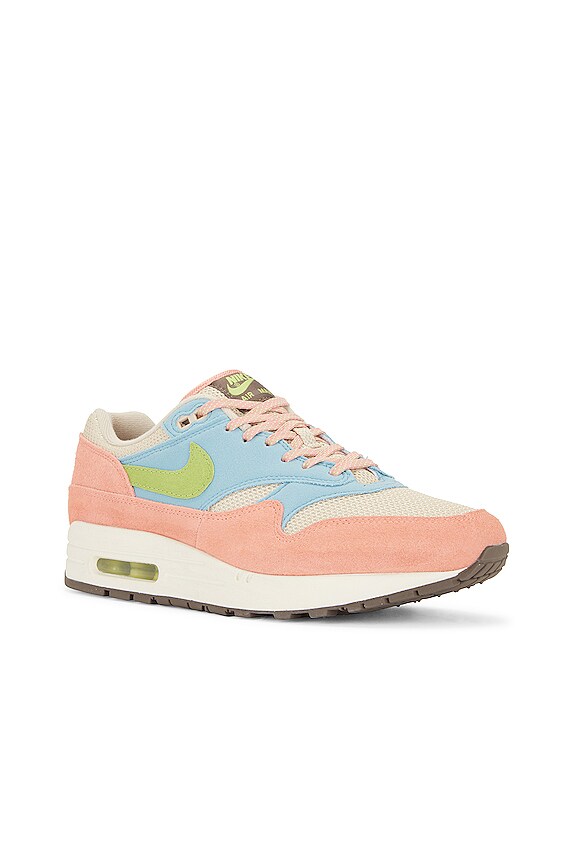 view 2 of 6 Air Max 1 in Light Madder Root, Vivid Green & Rattan