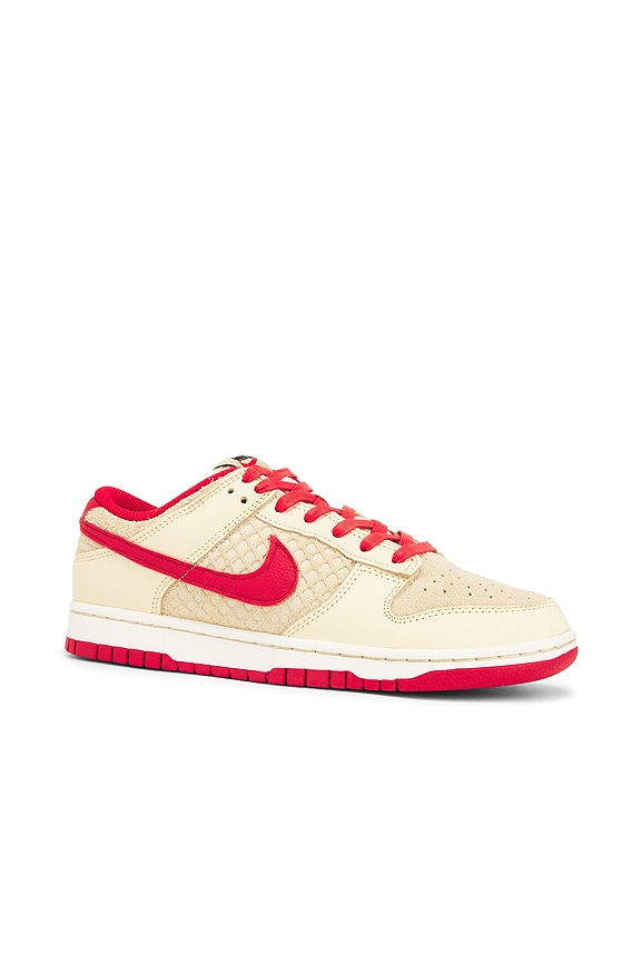 view 2 of 6 Dunk Low Retro Se in Team Gold, University Red, Sail, & Wheat