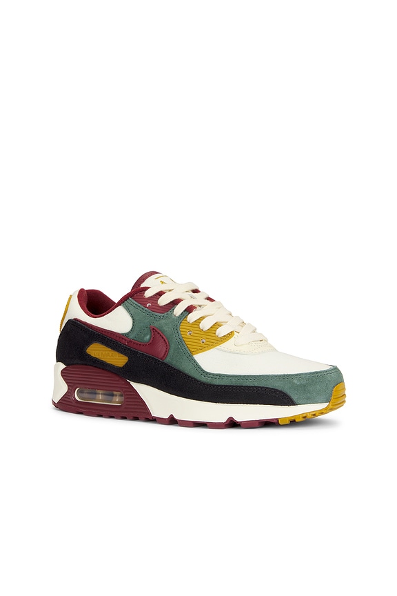 view 2 of 6 Air Max 90 Prm in Coconut Milk, Dark Team Red, & Vintage Green