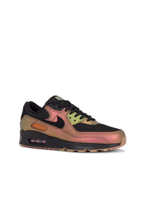 view 2 of 6 AIR MAX 90 スニーカー in Black, Dark Russet, & Metallic Copper