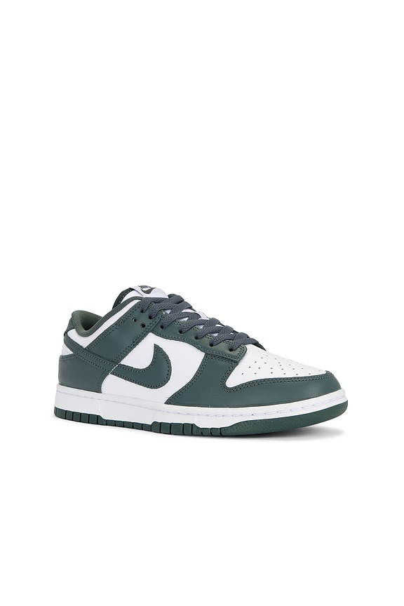 view 2 of 6 Dunk Low Retro in White, Vintage Green, & White