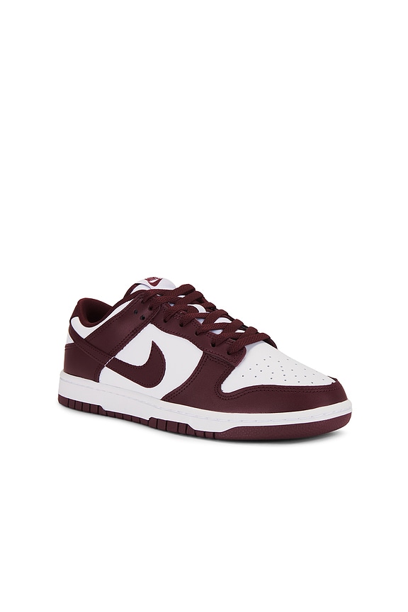 view 2 of 6 Dunk Low Retro in White, Redwood, & Gym Red