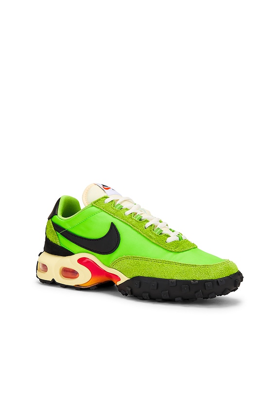 view 2 of 6 Air Max Waffle SP Sneakers in Action Green, Black, & Total Orange in Action Green, Black, & Orange