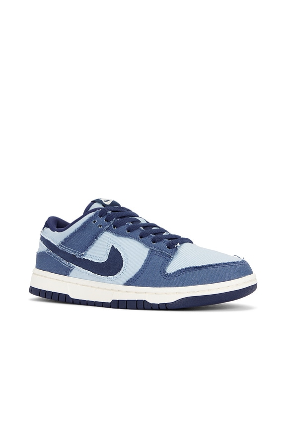 view 2 of 7 Dunk Low Retro Se Sneakers in Light Armory Blue & Midnight Navy