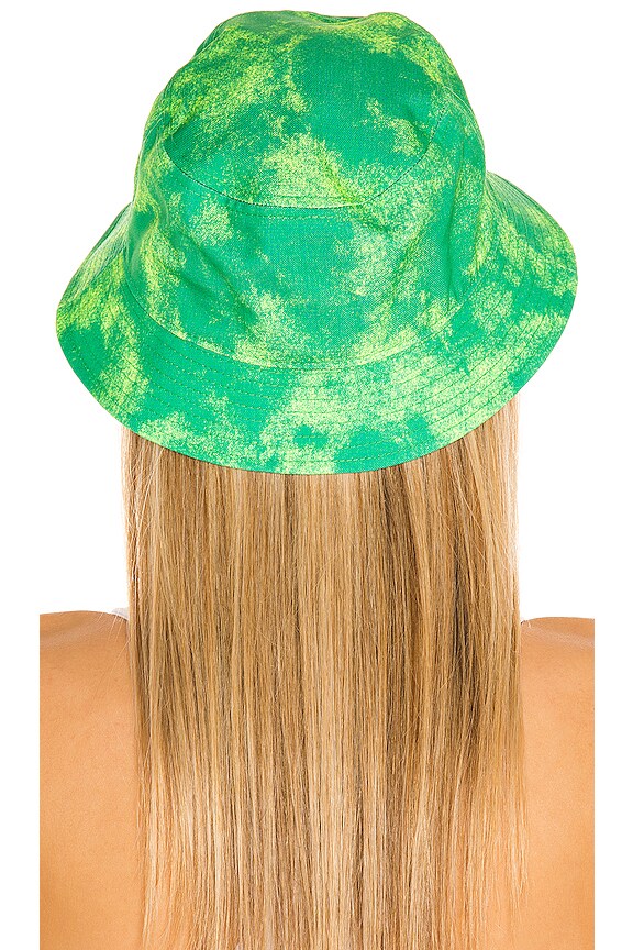 view 2 of 3 NSW Futura Tie Dye Bucket Hat in Laser Blue & Volt