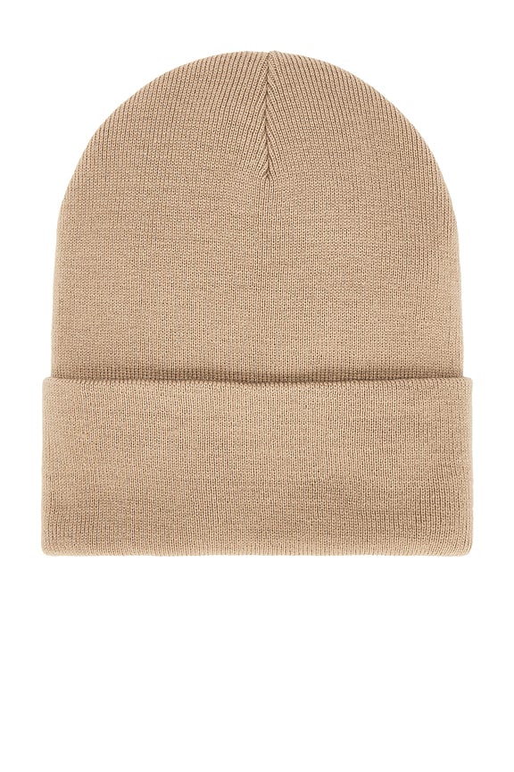 view 2 of 2 Peak Beanie in Khaki & White