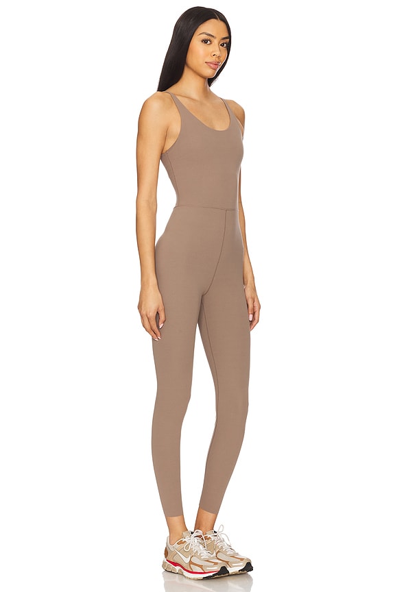 view 2 of 4 Dri-FIT 7/8 Bodysuit in Mink Brown & White