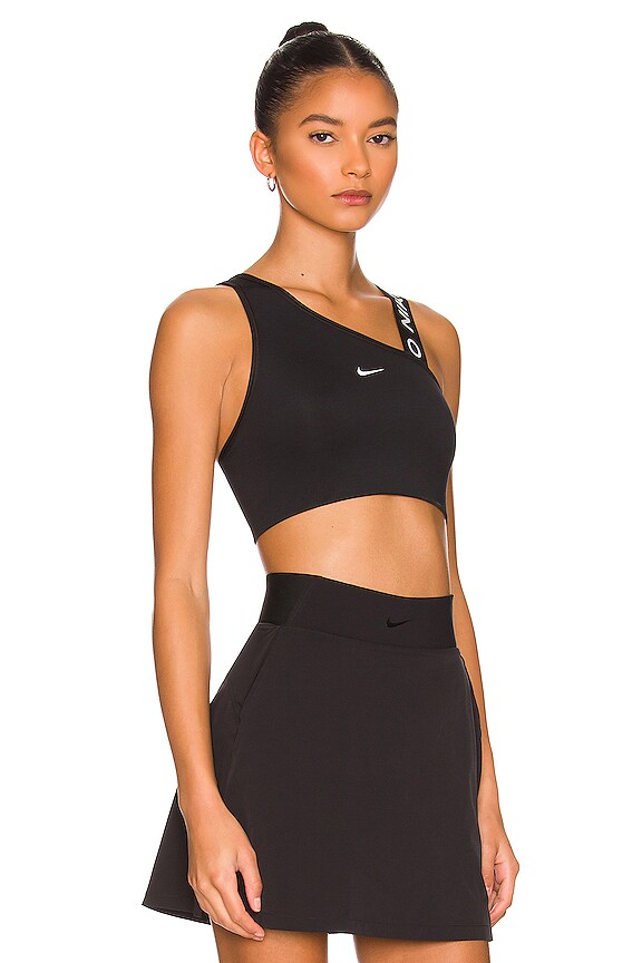 view 2 of 4 Asymmetric Sports Bra in Black, Particle Grey, & White