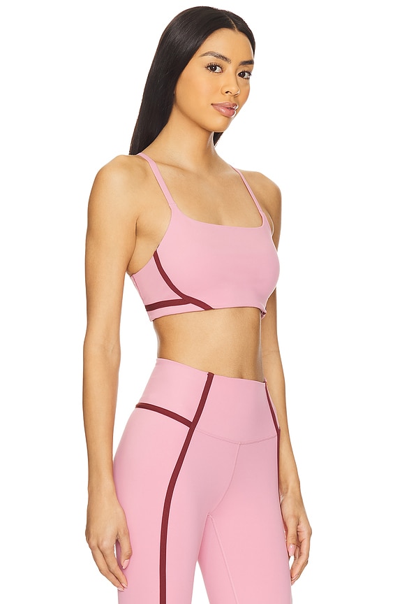view 2 of 4 SUJETADOR DEPORTIVO CON FORRO LIGERO Y SUJECIÓN LIGERA in Elemental Pink