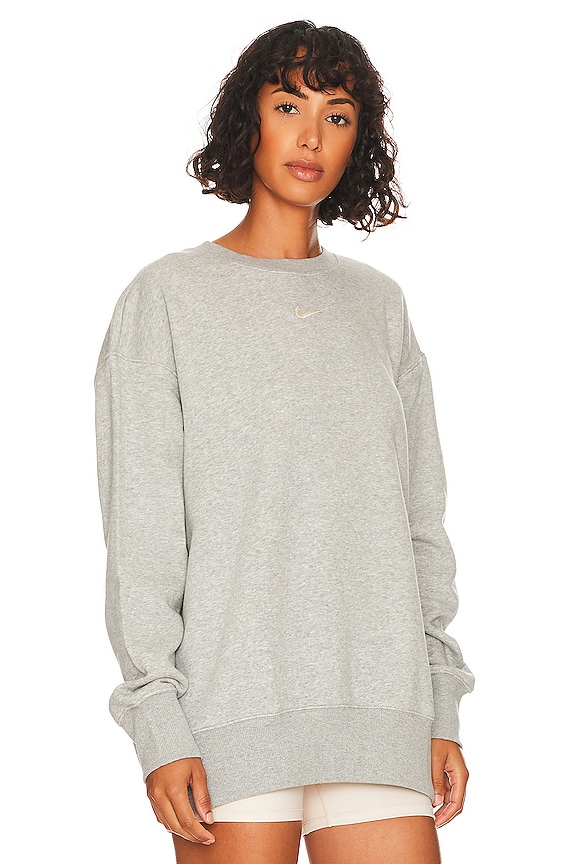 view 2 of 4 NSW FLEECE CREWNECK スウェットシャツ in Dark Grey Heather & Sail