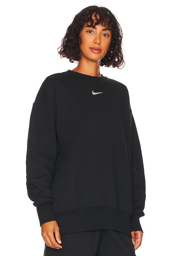 view 2 of 4 NSW Fleece Crewneck Sweatshirt in Black & Sail