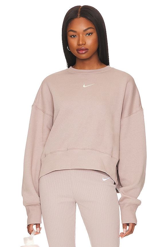 Nike Sportswear Phoenix Fleece in Diffused Taupe & Sail | REVOLVE