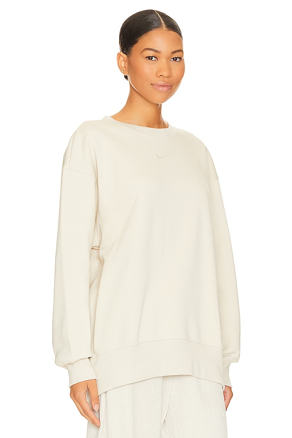 view 2 of 4 SWEAT RAS DE COU OVERSIZED in Orewood Brown & Sail