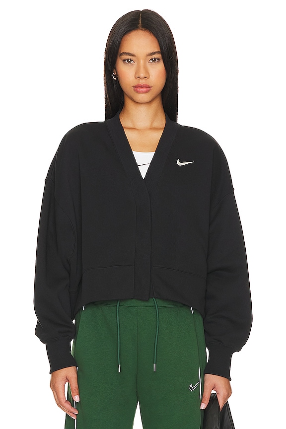 view 2 of 5 PHOENIX OVER-OVERSIZED カーディガン in Black & Sail