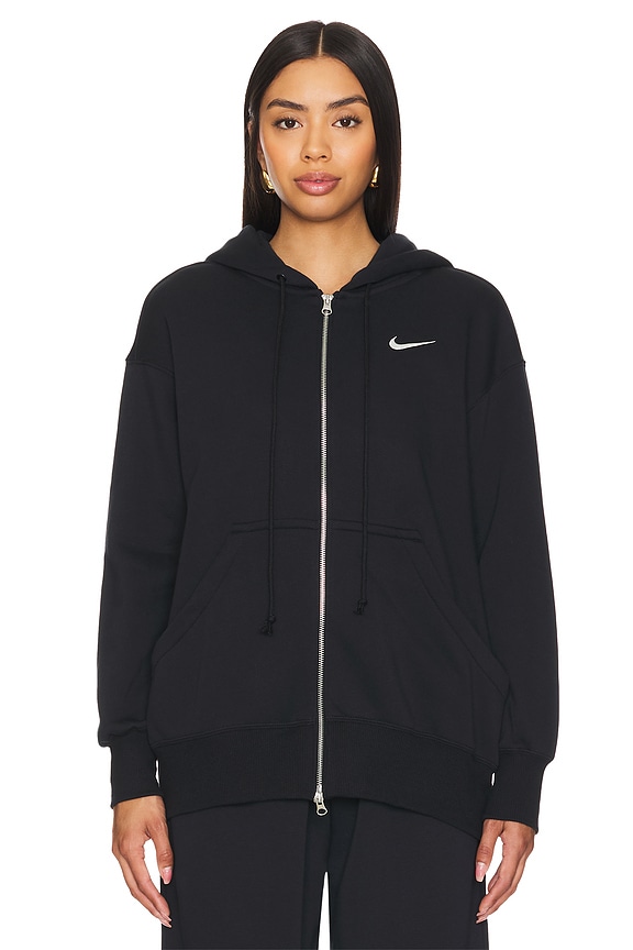 view 2 of 5 SWEAT À CAPUCHE PHOENIX in Black & Sail