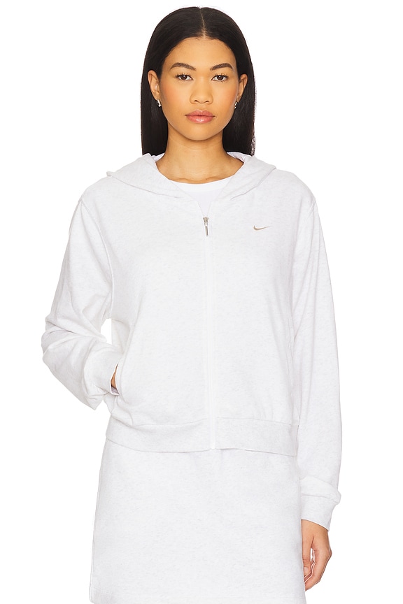 view 2 of 6 NSW Loose Full Zip Hoodie in Birch Heather & Light Orewood Brown