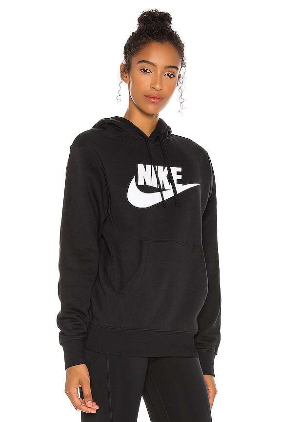 view 2 of 4 NSW Club Pullover Hoodie in Black & White