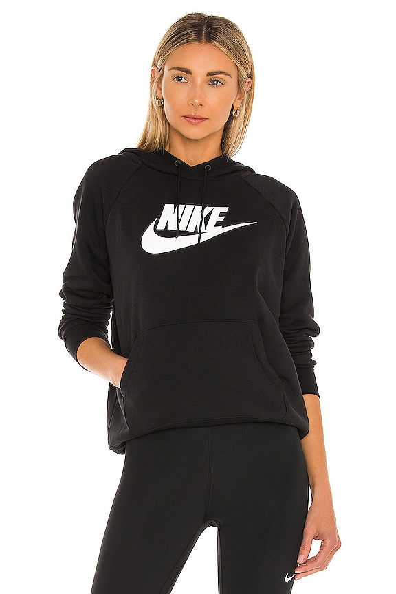 Nike NSW Essential Hoodie in Black | REVOLVE