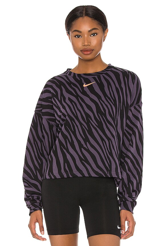 view 1 of 4 NSW Icon Clash Fleece Sweatshirt in Dark Raisin