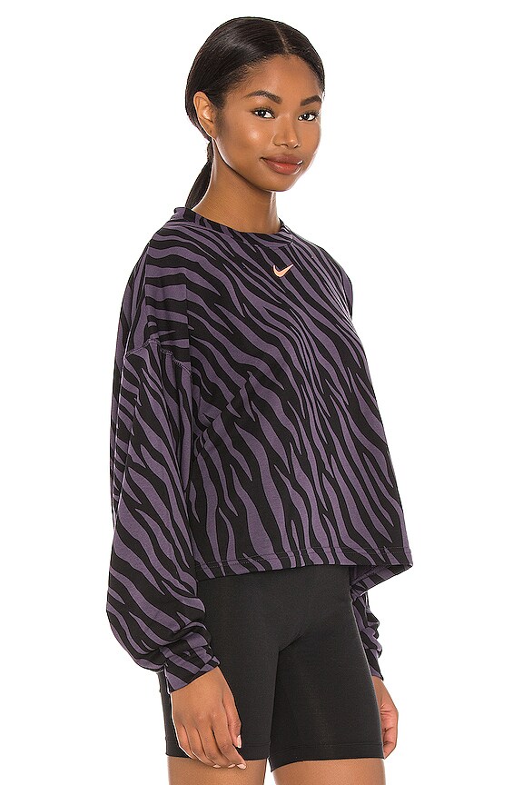 view 2 of 4 NSW Icon Clash Fleece Sweatshirt in Dark Raisin