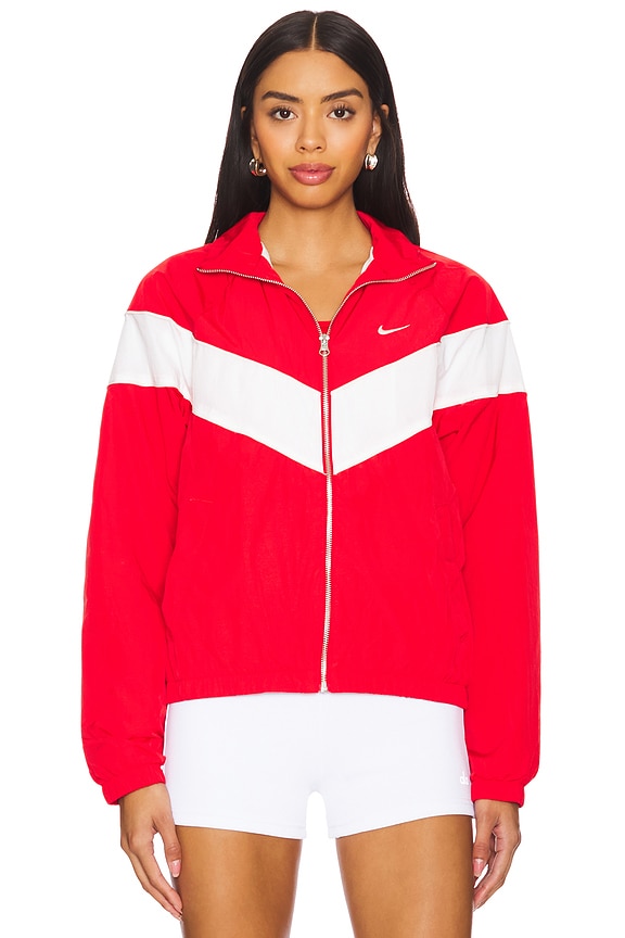 view 2 of 5 Jacket in University Red & Sail