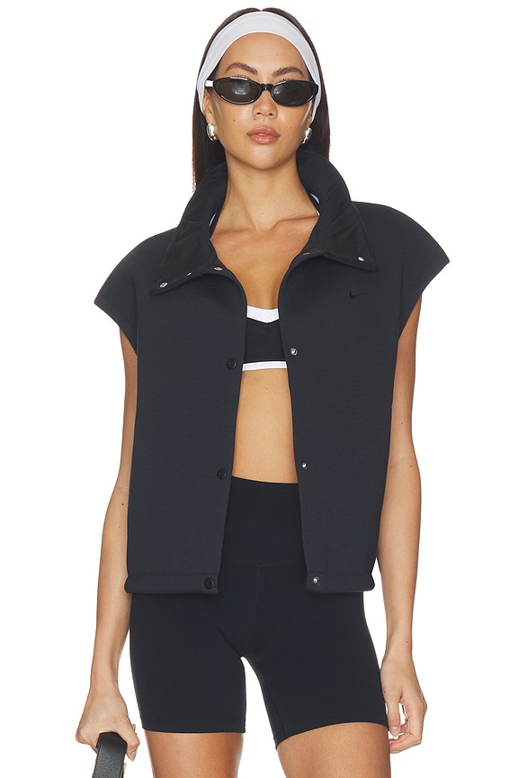 view 2 of 6 Pregame Fleece Vest in Black