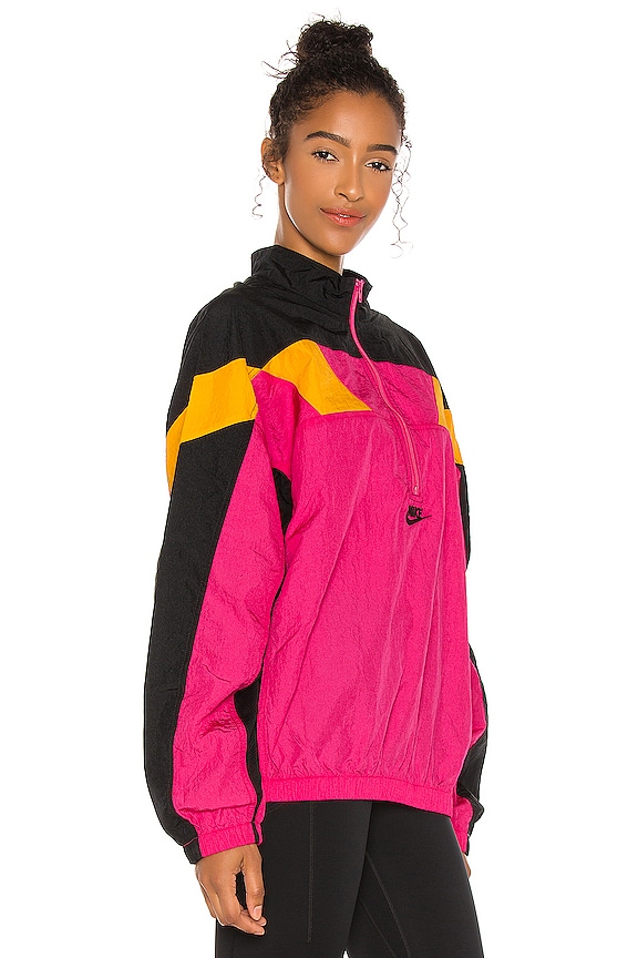 view 2 of 4 CHAQUETA RE ISSUE in Watermelon, Black & University Gold