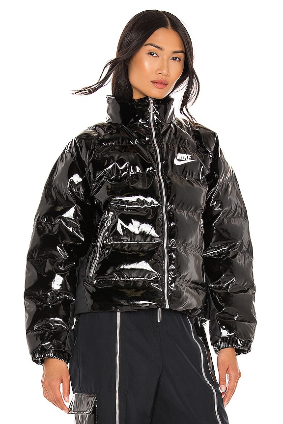 view 2 of 4 Icon Clash Statement Jacket in Black & Dark Smoke Grey