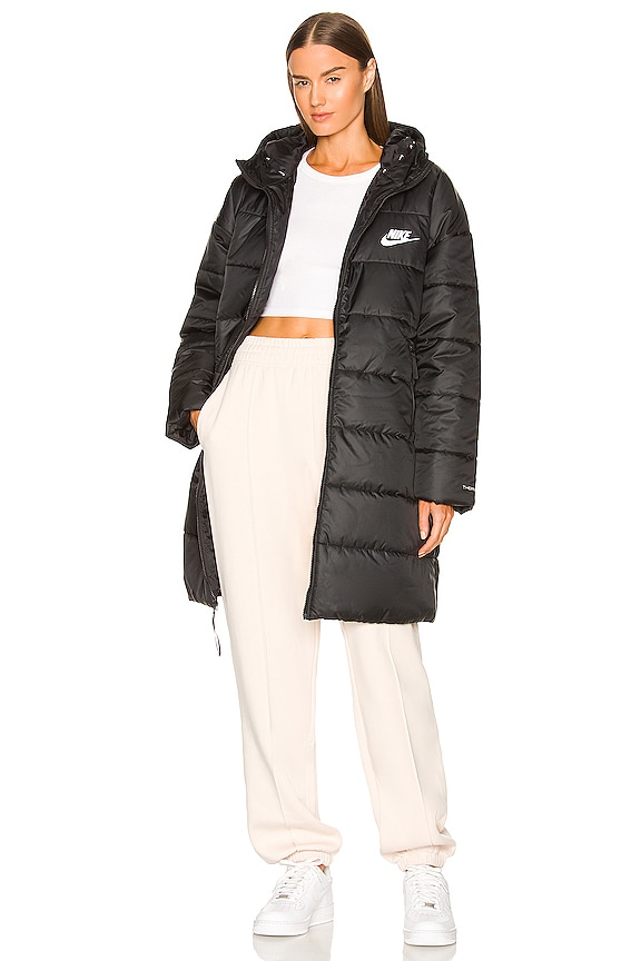 view 1 of 3 MANTEAU NSW HOODED in Black & White