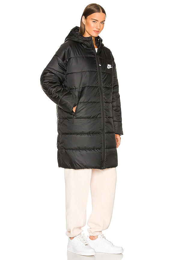 view 2 of 3 MANTEAU NSW HOODED in Black & White