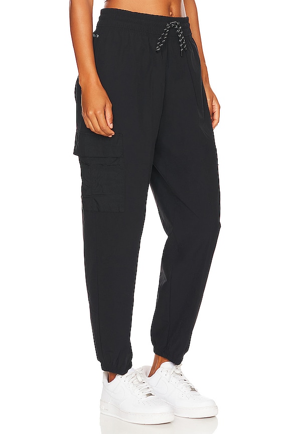 view 2 of 5 NSW Cargo Sweatpant in Black & Safety Orange