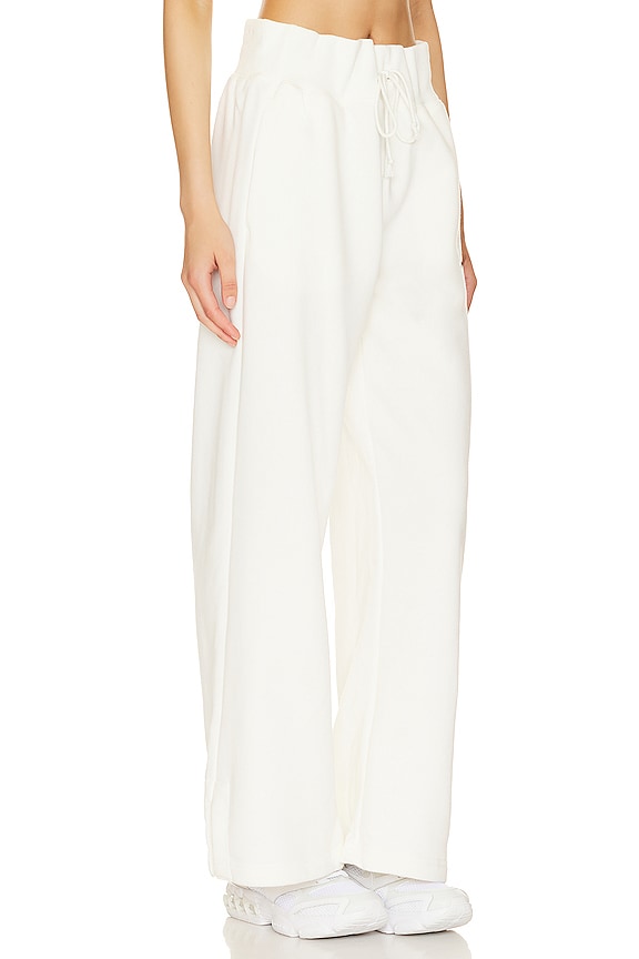 view 2 of 5 Sportswear Phoenix Fleece High Waisted Wide Leg Sweatpants in Sail & Black