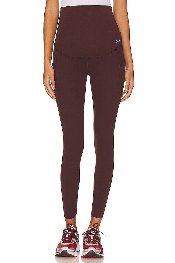 view 2 of 4 MATERNITY GENTLE-SUPPORT ハイウエスト7分丈レギンス in Earth