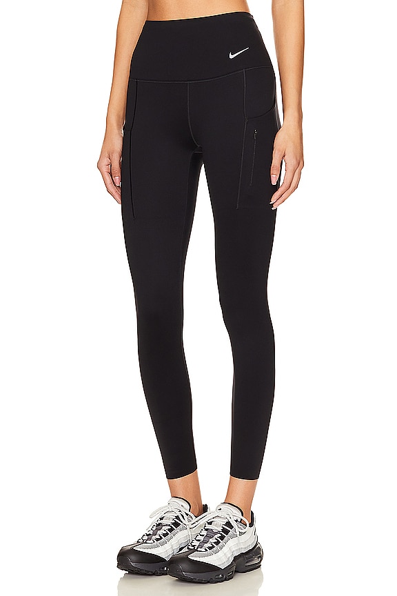 view 2 of 4 Go High Waisted Cropped Leggings in Black