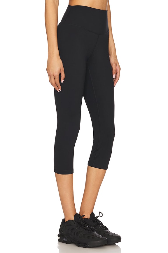 view 2 of 6 High Waisted Crop Leggings in Black