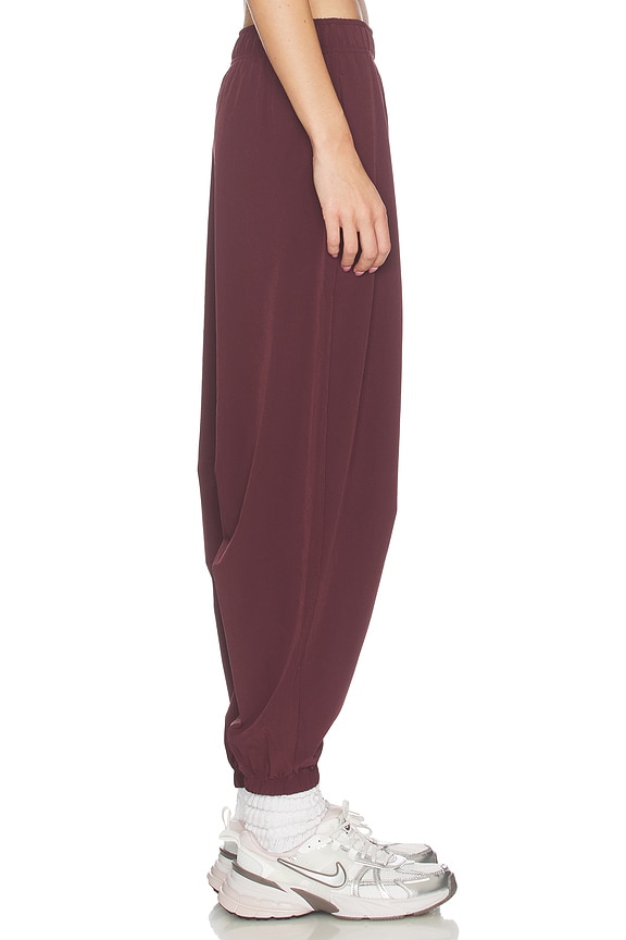 view 2 of 6 PANTALÓN in Burgundy Crush & White